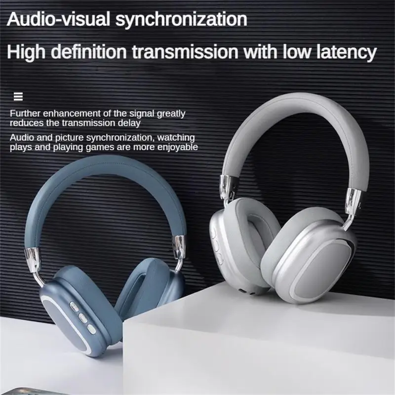 Складные наушники, портативные и складные, удобное беспроводное соединение, комфортное кристально чистое качество звука, без задержек. 
Складные наушники, портативные и складные, удобное беспроводное соединение, комфортное кристально чистое качество звука, без задержек.