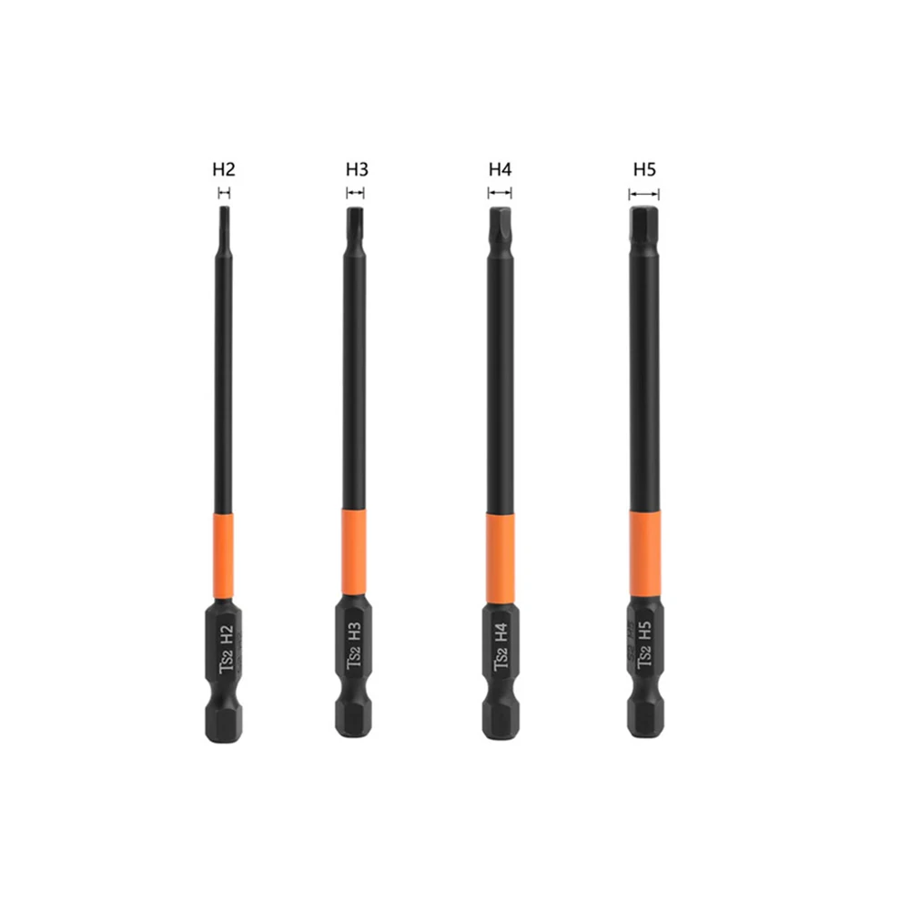 Hand Tools Hex Screwdriver Bits H2-H5 Hex Head Screwdriver Bit 1/4\\\" Hex Shank 100mm Alloy Steel Black Brand New
Hand Tools Hex Screwdriver Bits H2-H5 Hex Head Screwdriver Bit 1/4\\\" Hex Shank 100mm Alloy Steel Black Brand New