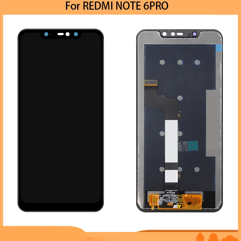 Original For Xiaomi Redmi Note 6 Pro LCD Display 6.26'' Touch Screen Digitizer Redmi Note6 Pro Assembly Replacement M1806E7TG
Original For Xiaomi Redmi Note 6 Pro LCD Display 6.26'' Touch Screen Digitizer Redmi Note6 Pro Assembly Replacement M1806E7TG