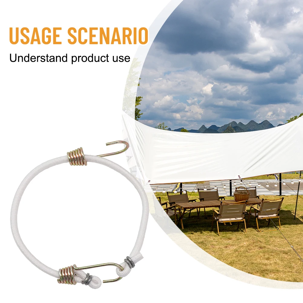 10pcs Latex Elastic Rope Luggage Cord Heavy Duty Elastic Bungee Cords Durable Practical Camping Supplies Brand New
10pcs Latex Elastic Rope Luggage Cord Heavy Duty Elastic Bungee Cords Durable Practical Camping Supplies Brand New
