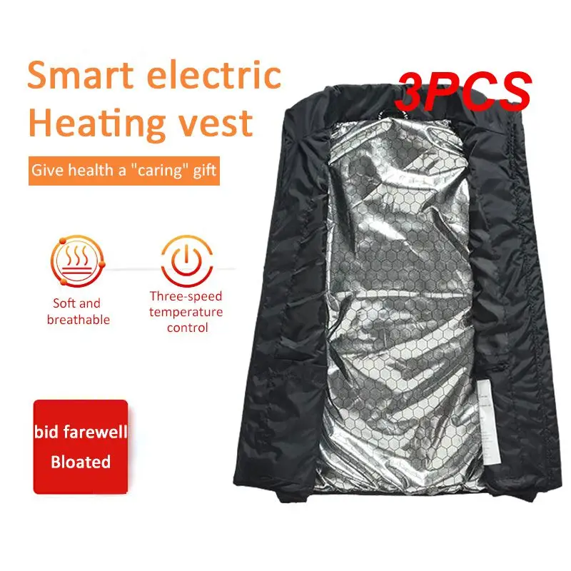 3PCS Areas Heated Vest Body Warmer Men Winter Usb Electric Thermal Vest Coat Outdoor Women Heating Vest Gillet S-6XL
3PCS Areas Heated Vest Body Warmer Men Winter Usb Electric Thermal Vest Coat Outdoor Women Heating Vest Gillet S-6XL