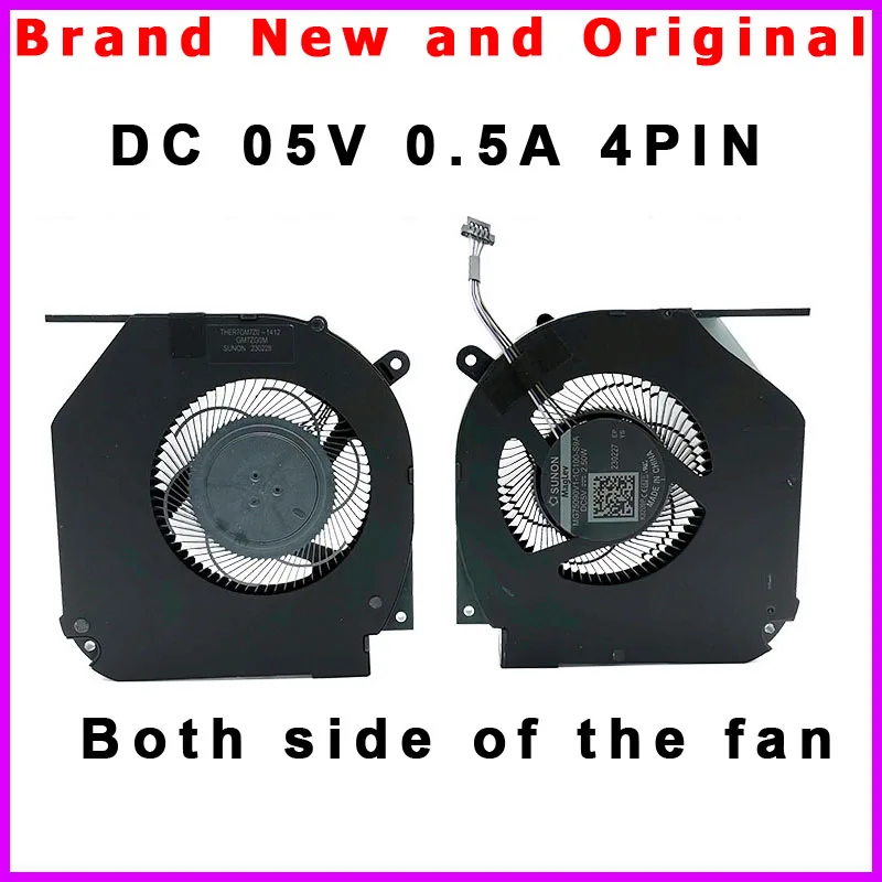 New Laptop CPU GPU Cooling Fan for XMG NEO 15 (E22) 2022 RTX 3080Ti MG75090V1-1C100-S9A DC5V 2.50W 4Pin THER7GM7Z0-1411 GM7ZG0M New Laptop CPU GPU Cooling Fan for XMG NEO 15 (E22) 2022 RTX 3080Ti MG75090V1-1C100-S9A DC5V 2.50W 4Pin THER7GM7Z0-1411 GM7ZG0M