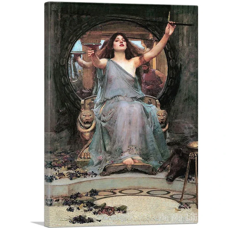 Circe предлагает чашку на холсте Odysseus от Ho Me Lili, Художественная печать на стене, картина, картина, домашний декор для гостиной, спальни
Circe предлагает чашку на холсте Odysseus от Ho Me Lili, Художественная печать на стене, картина, картина, домашний декор для гостиной, спальни