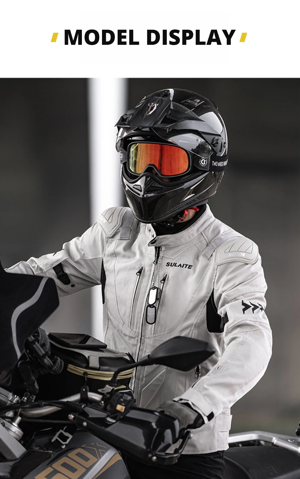 Summer Breathable Mesh Motorcycle Jacket Reflective Motorcycle Riding Clothes Built-in Detachable Protective Gear Racing Suit Summer Breathable Mesh Motorcycle Jacket Reflective Motorcycle Riding Clothes Built-in Detachable Protective Gear Racing Suit