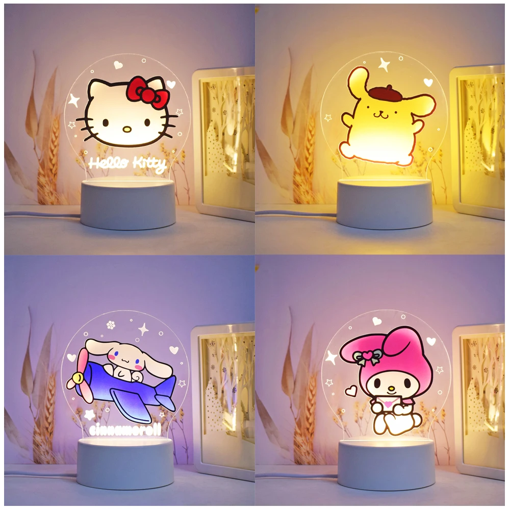 Sanrioed My Melody Cinnamoroll Kuromi Kittly XO маленькая двойная звезда креативная Ночная лампа в стиле аниме Kawaii Трехцветная настольная прикроватная лампа
Sanrioed My Melody Cinnamoroll Kuromi Kittly XO маленькая двойная звезда креативная Ночная лампа в стиле аниме Kawaii Трехцветная настольная прикроватная лампа