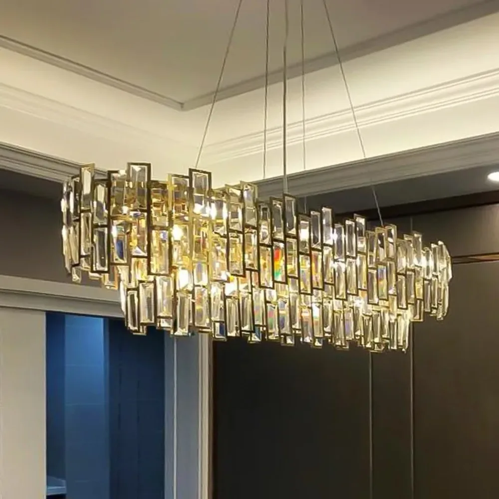 Modern Round Ceiling Chandelier Luxury Dining Room Living Room Ceiling Lamp Interior Decoration Golden Crystal Led Ceiling Lam
Modern Round Ceiling Chandelier Luxury Dining Room Living Room Ceiling Lamp Interior Decoration Golden Crystal Led Ceiling Lam