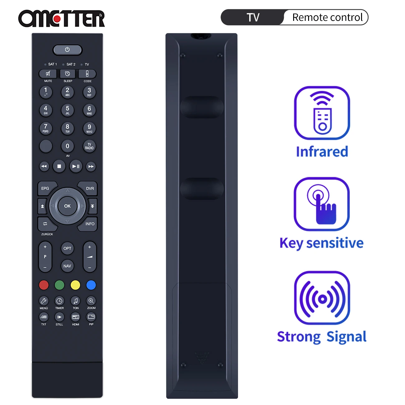 New Original Remote Control FBDVR401B FB-DVR401B for TechniSat S1 S2 K1 + Receiver LCD TV
New Original Remote Control FBDVR401B FB-DVR401B for TechniSat S1 S2 K1 + Receiver LCD TV