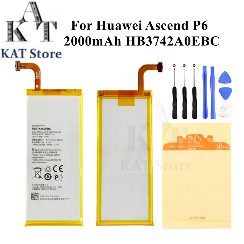 Мобильный телефон Литий-полимерный аккумулятор для Huawei Ascend P6 HB3742A0EBC 2000mAh, замена запасных частей
Мобильный телефон Литий-полимерный аккумулятор для Huawei Ascend P6 HB3742A0EBC 2000mAh, замена запасных частей