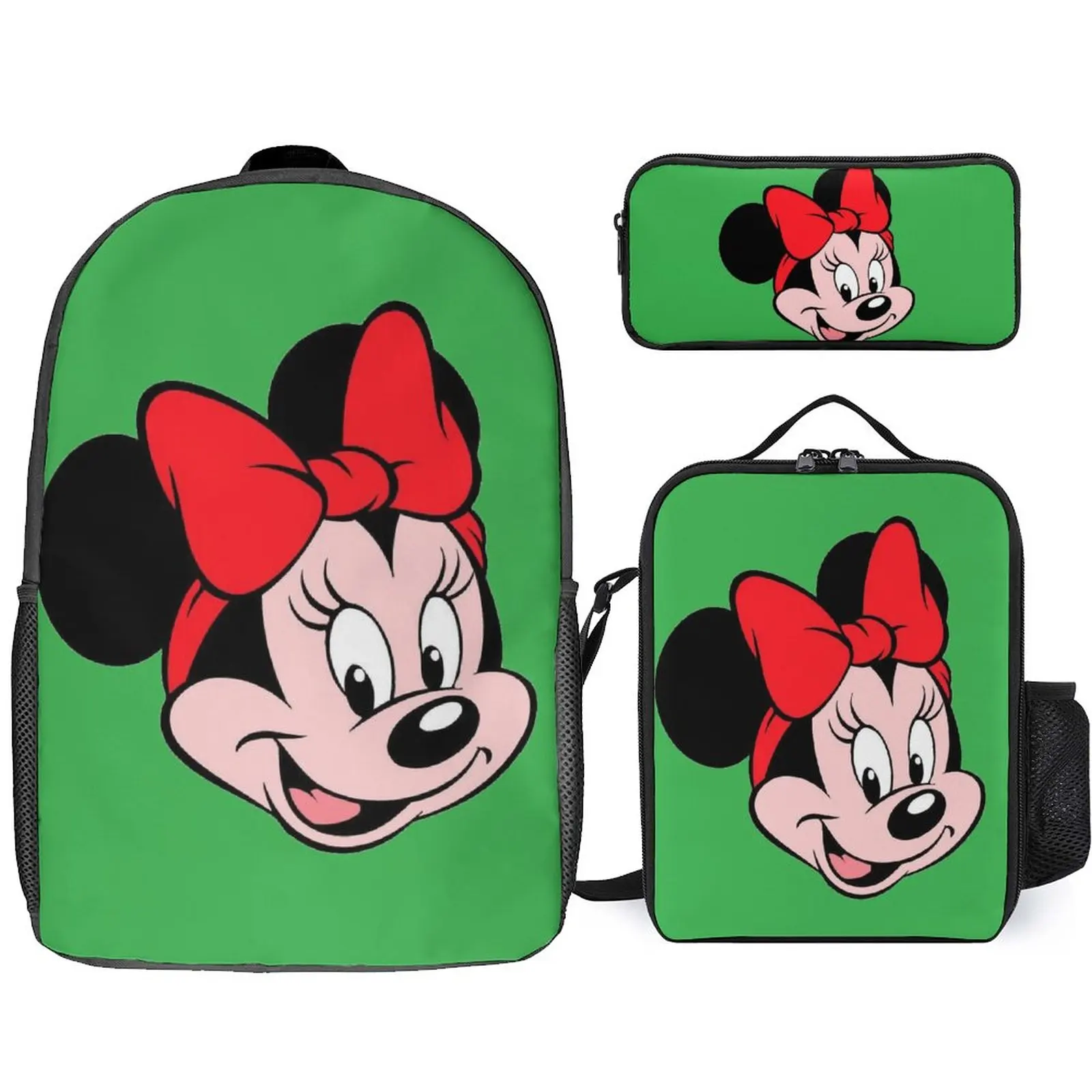 Three-piece Satchel Customized Disney Cartoon Pattern Backpack Colorful Boy Girl Satchel Student Lunch Bag Travel
Three-piece Satchel Customized Disney Cartoon Pattern Backpack Colorful Boy Girl Satchel Student Lunch Bag Travel