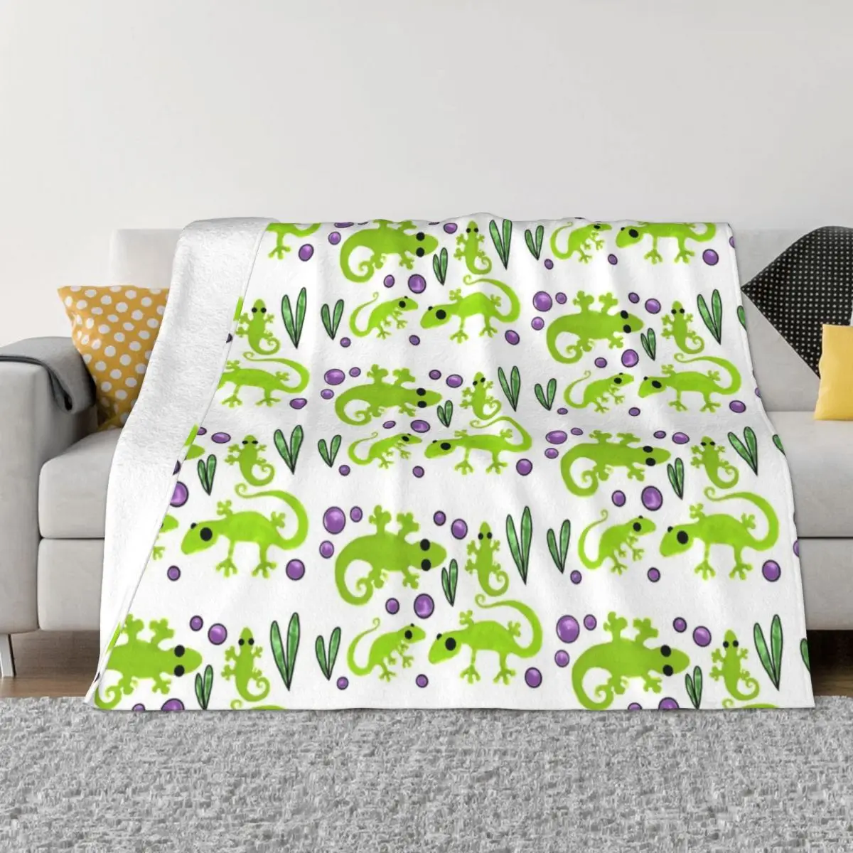 Watercolor Green Gecko Lizard Throw Blanket Personalized Gift Blankets For Sofas Hairys Decorative Throw Blankets
Watercolor Green Gecko Lizard Throw Blanket Personalized Gift Blankets For Sofas Hairys Decorative Throw Blankets