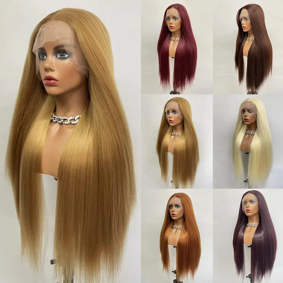 Бесклеевой мягкий прямой парик Yaki на сетке спереди, коричневый термостойкий парик из синтетического волокна на сетке, предварительно выщипанный Повседневный парик, бесплатная часть
Бесклеевой мягкий прямой парик Yaki на сетке спереди, коричневый термостойкий парик из синтетического волокна на сетке, предварительно выщипанный Повседневный парик, бесплатная часть