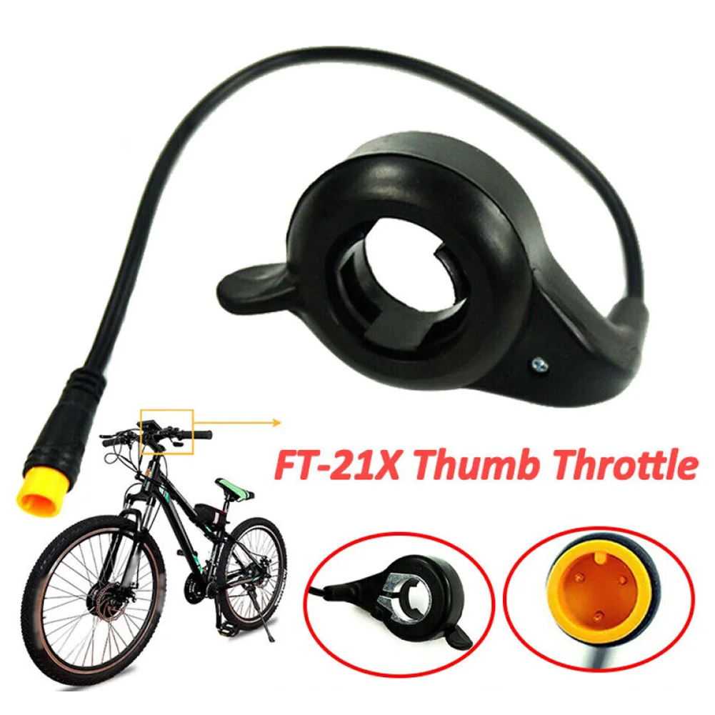 3 Pin Universal Connector FT-21X Thumb Finger Throttle For Electric Bike Ebike Waterproof Thumb Throttle E-bike Accessories
3 Pin Universal Connector FT-21X Thumb Finger Throttle For Electric Bike Ebike Waterproof Thumb Throttle E-bike Accessories