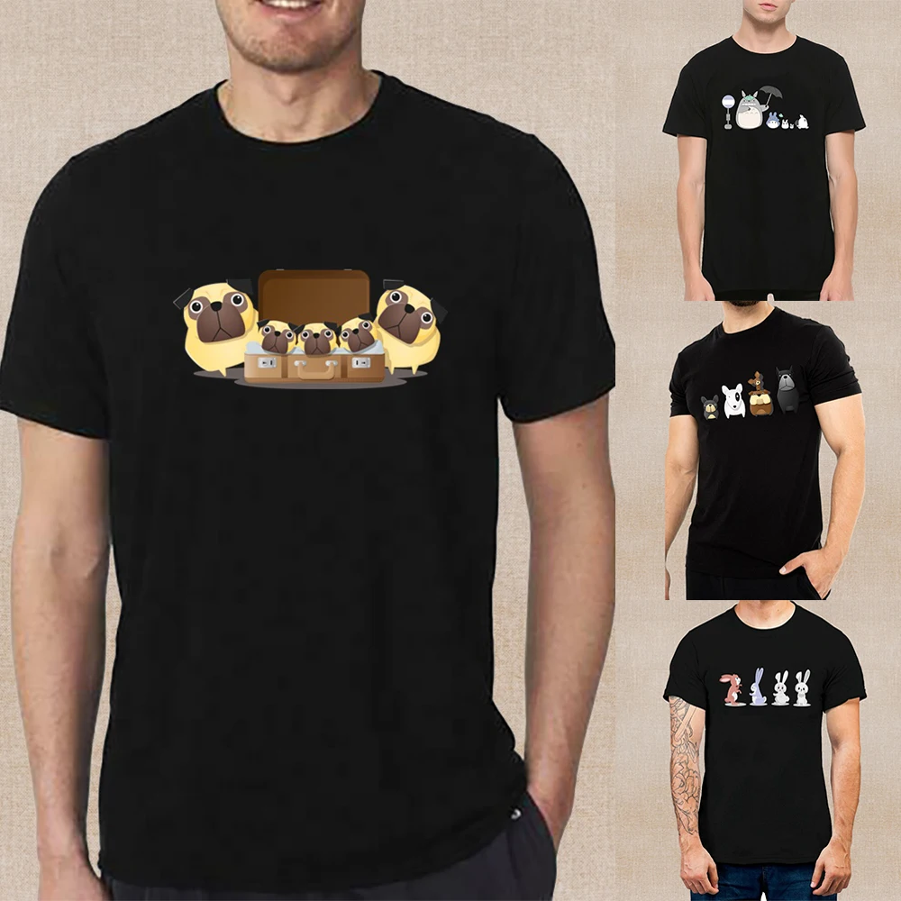 2023 Summer New Cartoon Pattern T-Shirts Short Sleeve Men Cozy Pullover Top Fashion O-neck T-shirts Sports Breathable Tops Male
2023 Summer New Cartoon Pattern T-Shirts Short Sleeve Men Cozy Pullover Top Fashion O-neck T-shirts Sports Breathable Tops Male