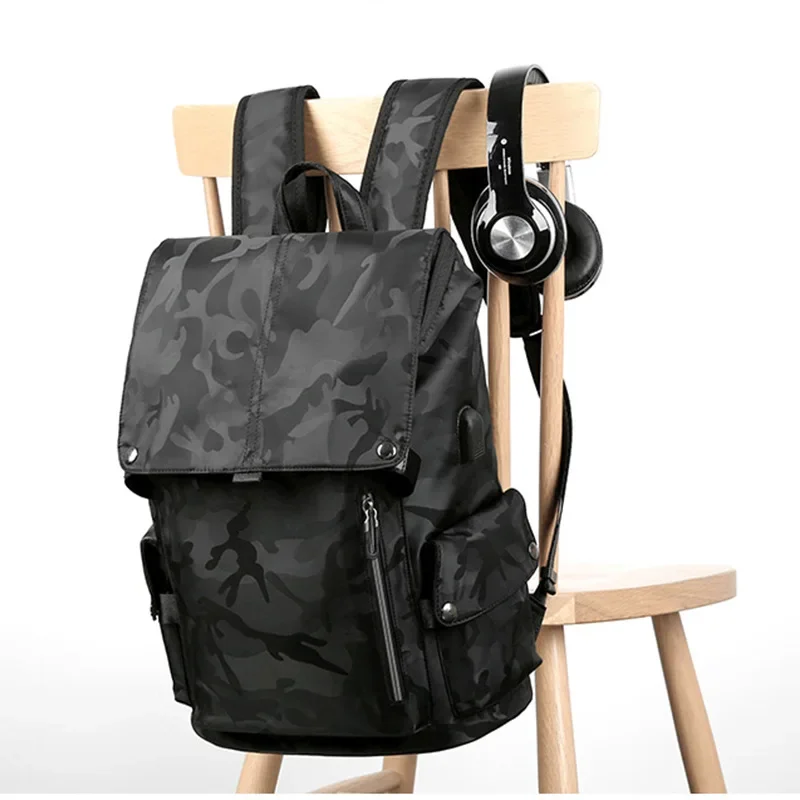 Casual Backpacks Men Camouflage Oxford Men's Backpack USB Anti-theft Travel Backpack Male Waterproof Large Capacity Laptop Bag
Casual Backpacks Men Camouflage Oxford Men's Backpack USB Anti-theft Travel Backpack Male Waterproof Large Capacity Laptop Bag