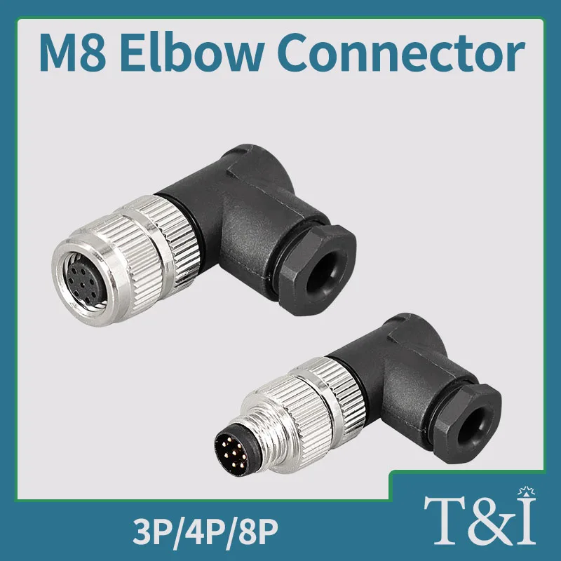 5 PCS M8 ELBOW Sensor Connector 3/4/8 Pin Male&Female Waterproof Aviation Plug&Socket Proximity Switch
5 PCS M8 ELBOW Sensor Connector 3/4/8 Pin Male&Female Waterproof Aviation Plug&Socket Proximity Switch