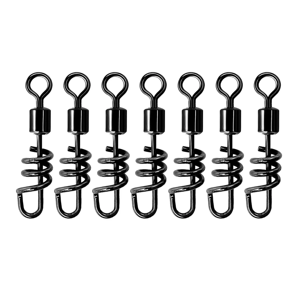 100pcs Fishing Lure Connector With Screwed Snap Fish Rolling Swivels Corkscrew Stainless Steel Eight Ring Quick Connector
100pcs Fishing Lure Connector With Screwed Snap Fish Rolling Swivels Corkscrew Stainless Steel Eight Ring Quick Connector