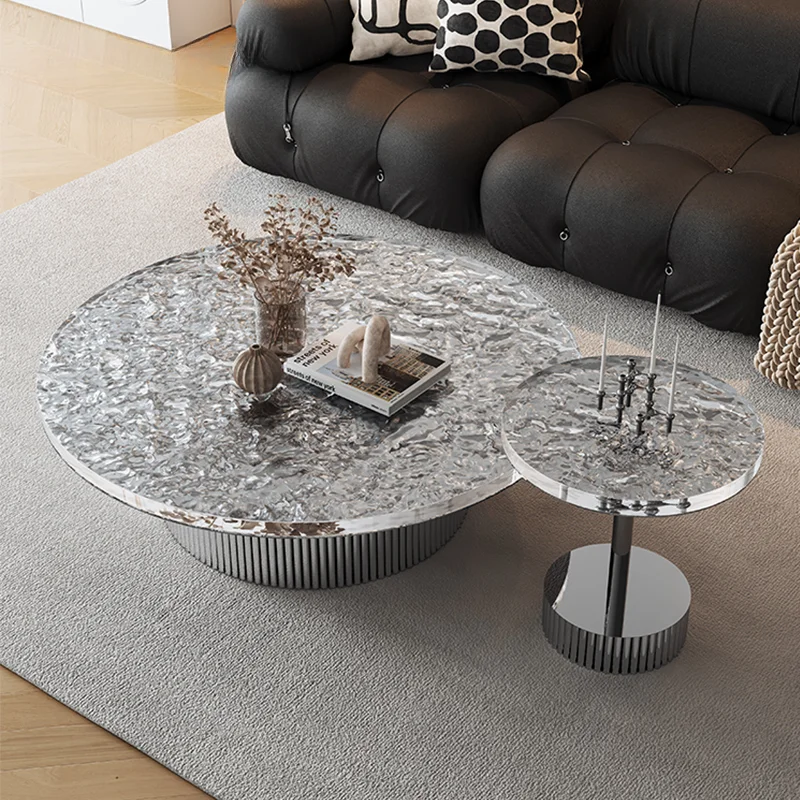 Designer Living Room Furniture Minimalist High Low Design Meuble Round Modern Acrylic Crystal Coffee Table Table Base De Salon
Designer Living Room Furniture Minimalist High Low Design Meuble Round Modern Acrylic Crystal Coffee Table Table Base De Salon