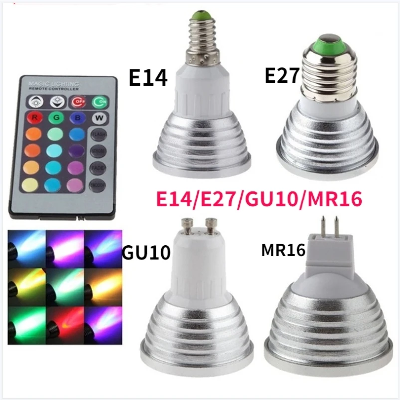 Цветсветодиодный светодиодная RGB лампа с дистанционным управлением, 85-265 В переменного тока, 4 Вт, GU10, GU5.3, E27, E14, MR16
Цветсветодиодный светодиодная RGB лампа с дистанционным управлением, 85-265 В переменного тока, 4 Вт, GU10, GU5.3, E27, E14, MR16