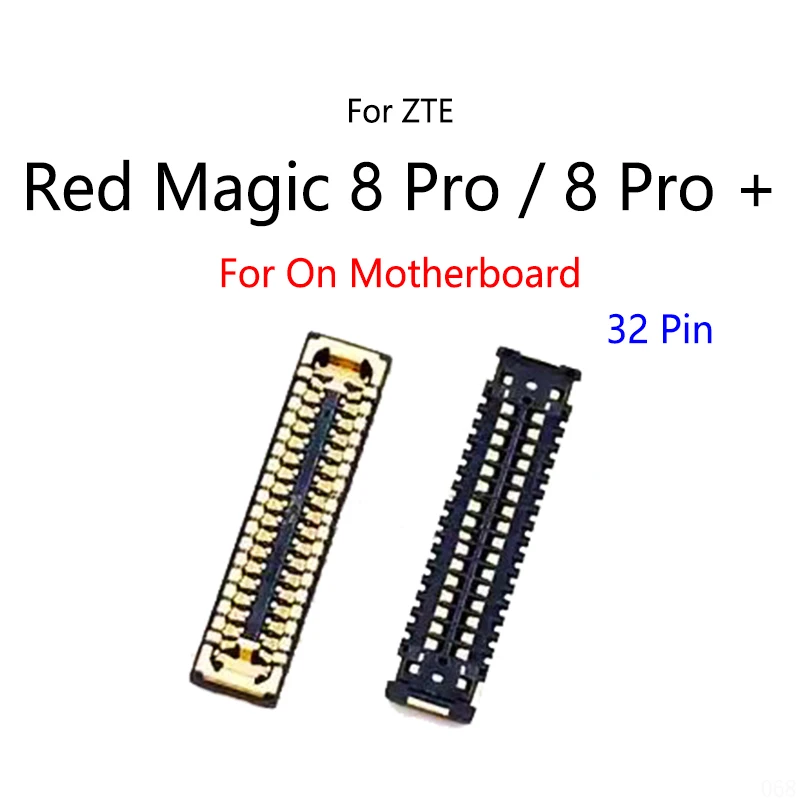 

10 шт./лот для ZTE Nubia Red Magic 8 Pro / 8 Pro + NX729j USB зарядная док-станция зарядный порт FPC коннектор на материнской плате/гибкий кабель