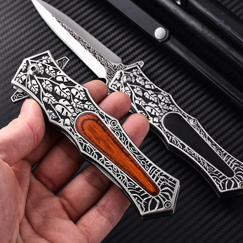 Exquisite Flower Folding Knife Collection Gift Outdoor Camping Portable Stainless Steel Folding Knife
Exquisite Flower Folding Knife Collection Gift Outdoor Camping Portable Stainless Steel Folding Knife