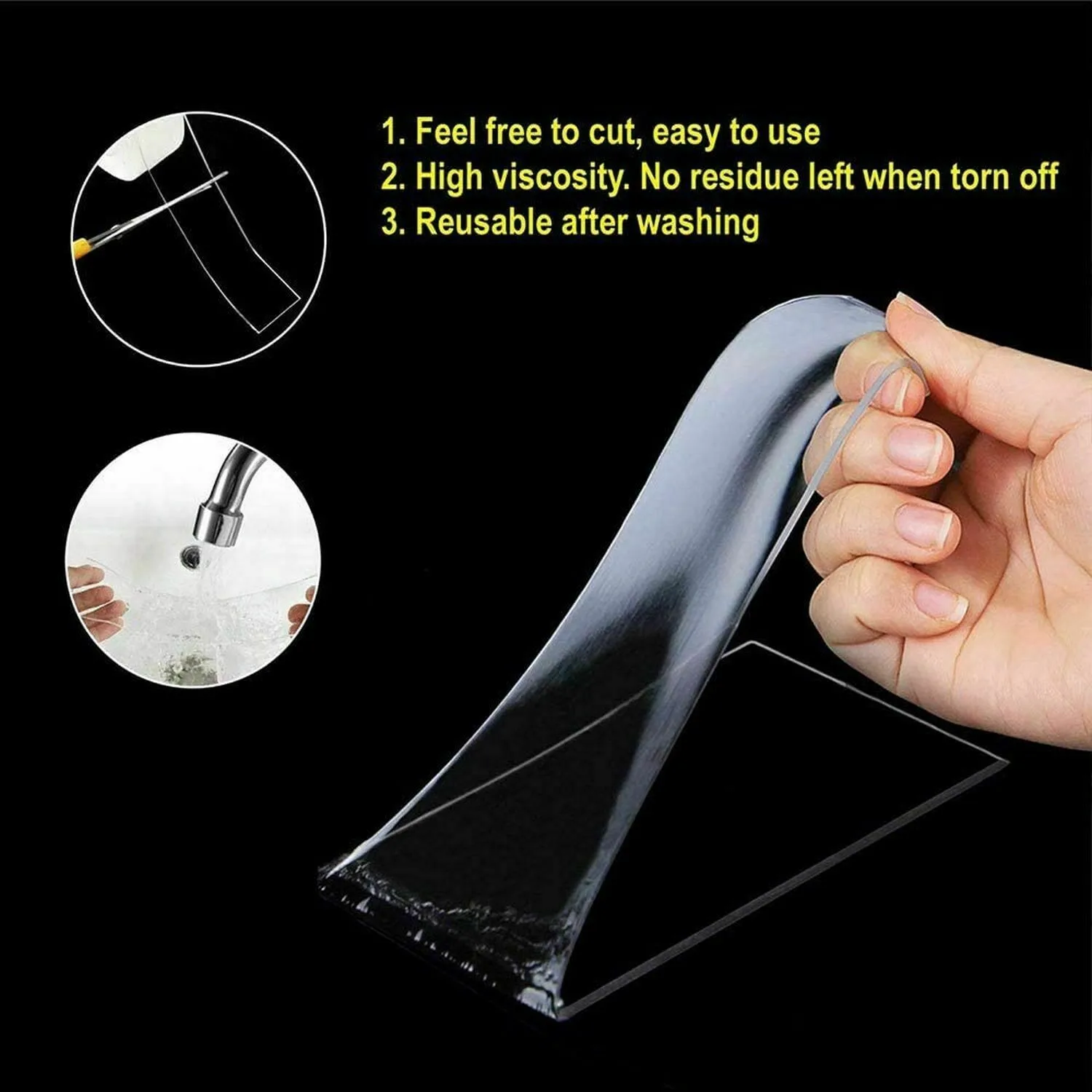 2pcs Praktisch Access REMOVABLE AND TRACELESS Removable Austausch Replacement Components Reusable Traceless Double Sided Tape
2pcs Praktisch Access REMOVABLE AND TRACELESS Removable Austausch Replacement Components Reusable Traceless Double Sided Tape