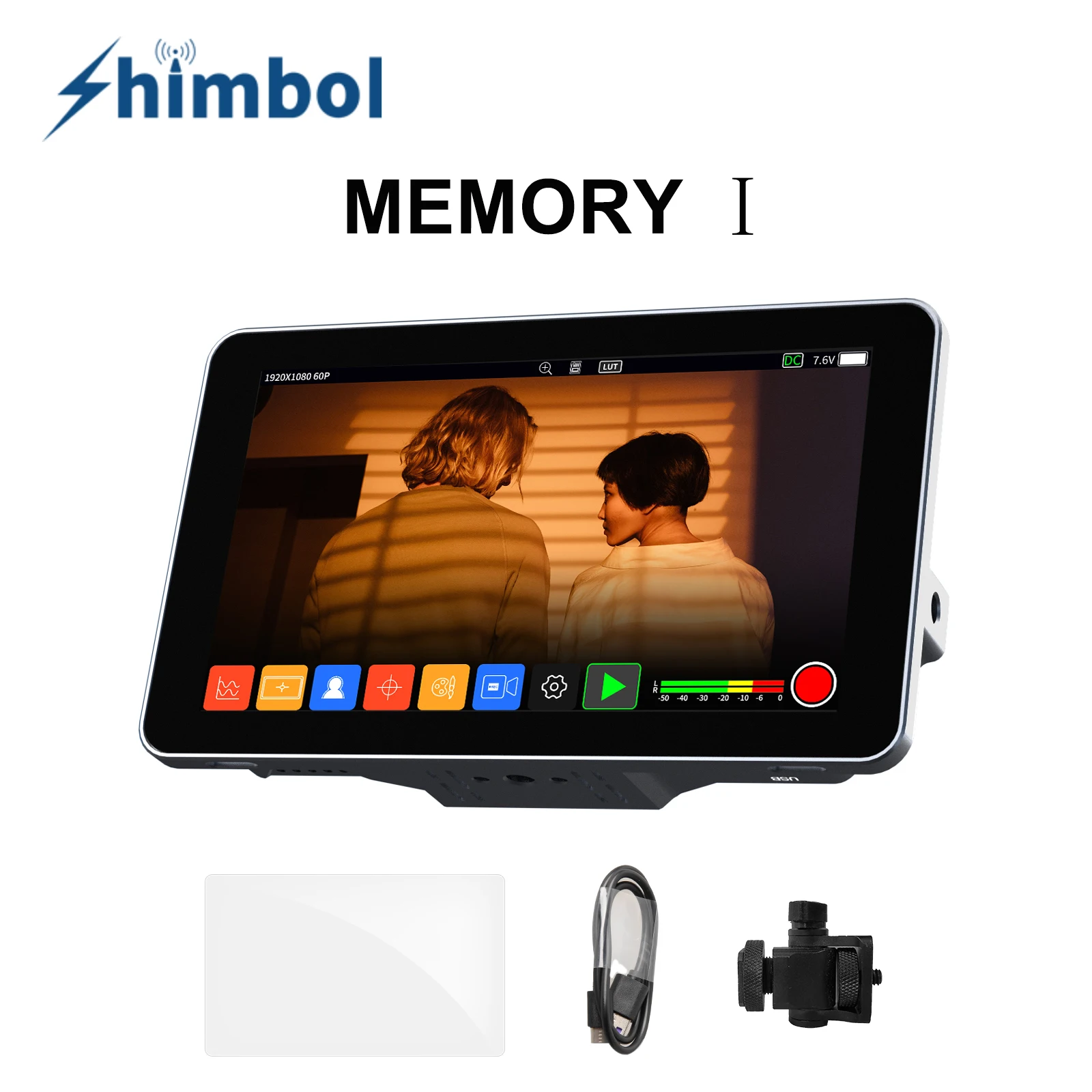 

SHIMBOL MEMORY I 5.5inch Real Time Recording Monitor IPS Touch Screen HDMI-compatible Camera Field Monitor