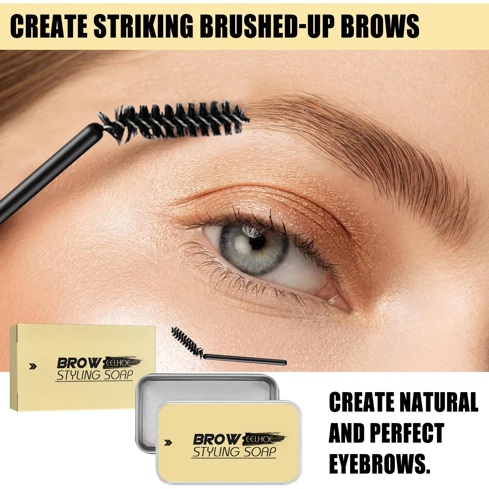 1Pcs Natural Transparent Pomade Eyebrow Styling Soap Brows Gel Wax Waterproof Colorless Transparent Eyebrow Shaping Gel Wax
1Pcs Natural Transparent Pomade Eyebrow Styling Soap Brows Gel Wax Waterproof Colorless Transparent Eyebrow Shaping Gel Wax