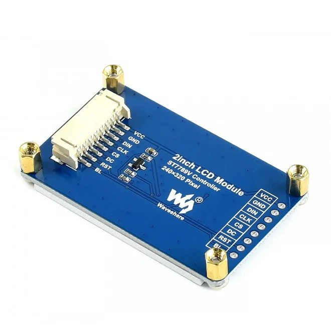 2-дюймовый ЖК-дисплей Waveshare General, IPS-экран, разрешение 240 × 320, со встроенным контроллером, связь через интерфейс SPI
2-дюймовый ЖК-дисплей Waveshare General, IPS-экран, разрешение 240 × 320, со встроенным контроллером, связь через интерфейс SPI