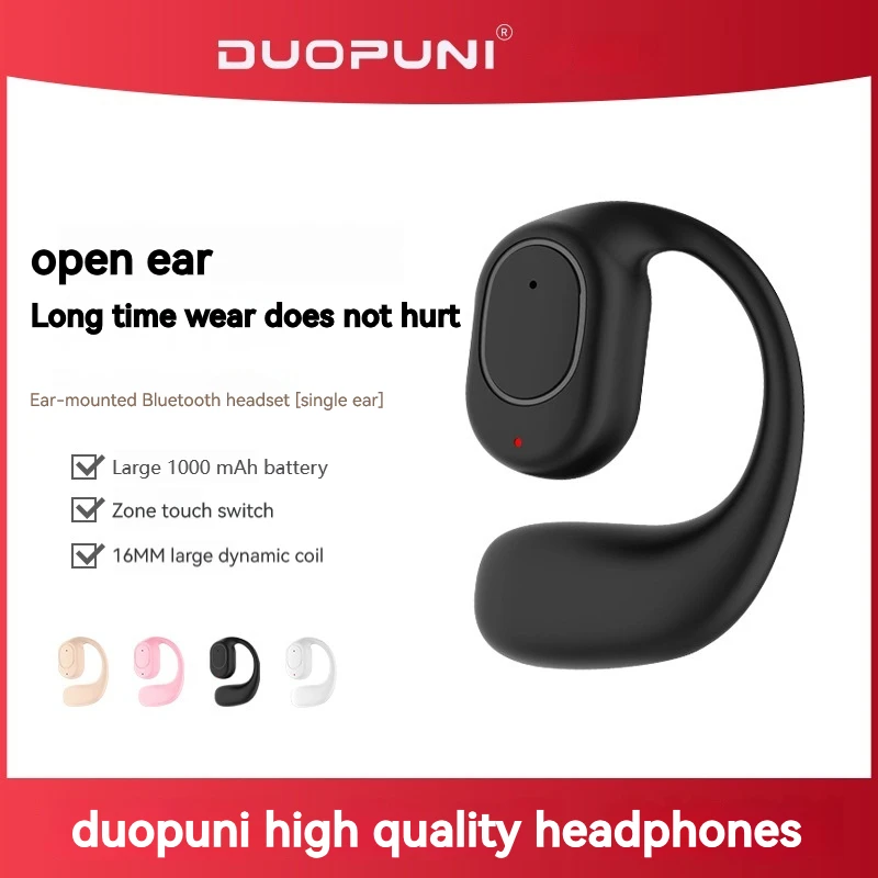 DUOPUNI Wireless Headphones Bluetooth Earphones Headset Gamer 30H Long Standby Touch Call Noise Reduction Business Earbuds
DUOPUNI Wireless Headphones Bluetooth Earphones Headset Gamer 30H Long Standby Touch Call Noise Reduction Business Earbuds