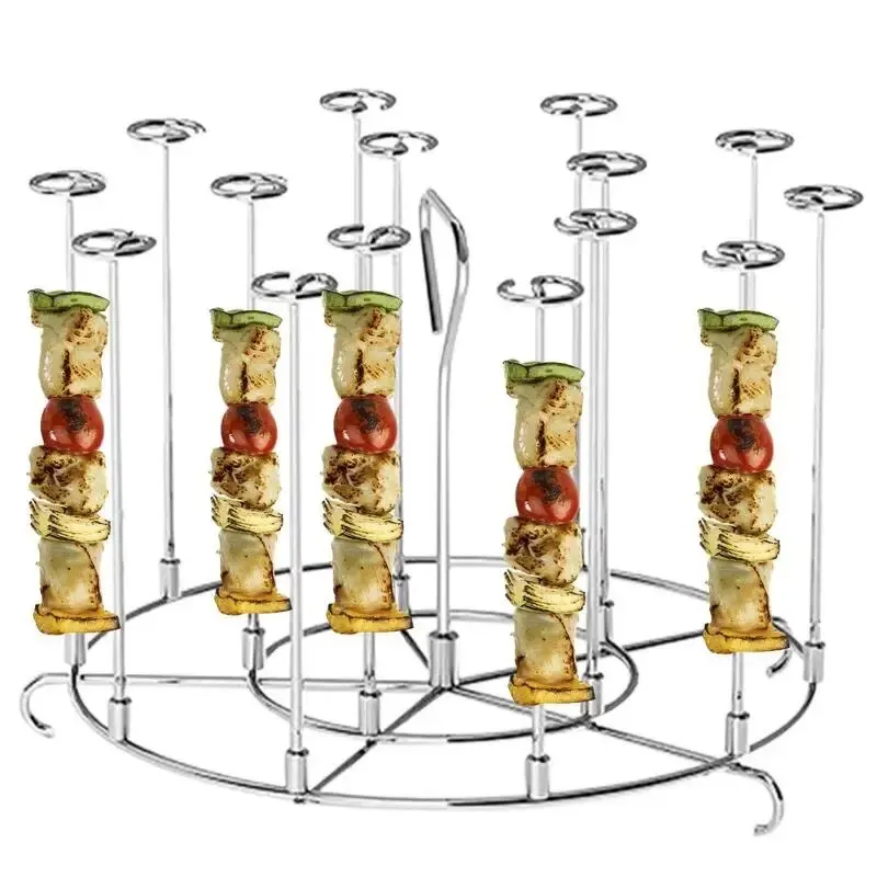 Skewer Barbecue Skewer Stand Stainless Steel Barbecue Skewers Rack Holder Air Fryer Accessories Grill Dehydrator Rack
Skewer Barbecue Skewer Stand Stainless Steel Barbecue Skewers Rack Holder Air Fryer Accessories Grill Dehydrator Rack