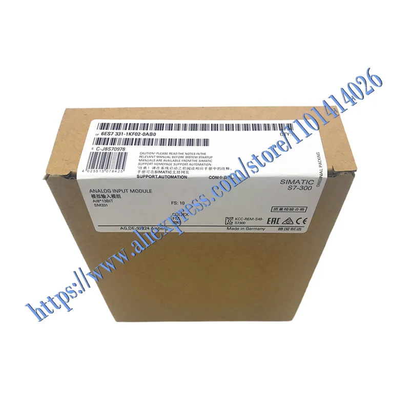 

Brand New Original PLC Controller 6ES7331-1KF02-0AB0 6ES7 331-1KF02-0AB0 S7-300, Analog Input SM 331 Moudle spots Fast Delivery