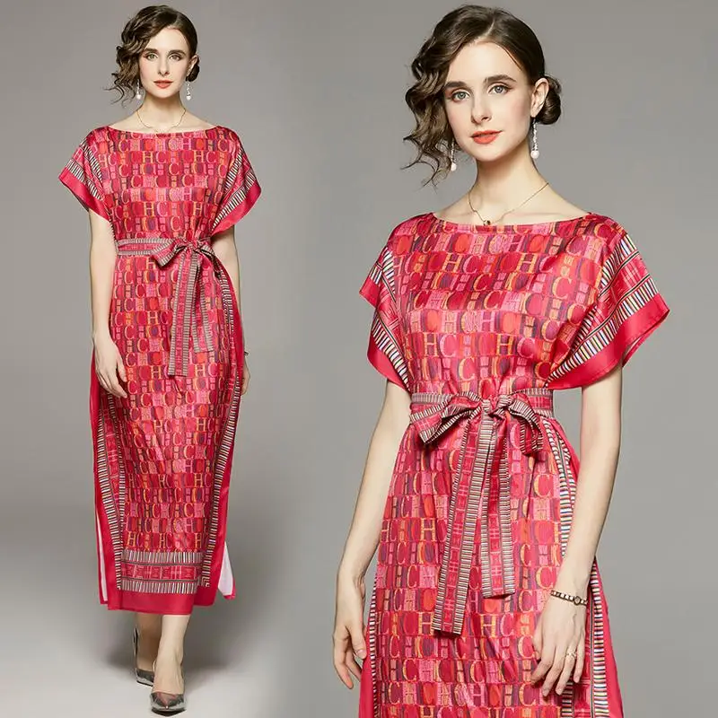 Elegant Occident Female Spring Summer Trendy Maxi Dresses Multi Color Sweet Flower Softerable Big Swing Purple Edge Vestidos
Elegant Occident Female Spring Summer Trendy Maxi Dresses Multi Color Sweet Flower Softerable Big Swing Purple Edge Vestidos