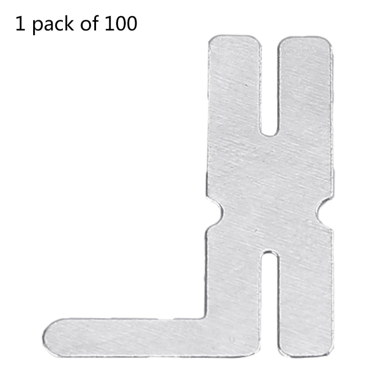 100 pcs Nickel Plated Steel Strap Strip Sheets H type for Battery Spot Welding
100 pcs Nickel Plated Steel Strap Strip Sheets H type for Battery Spot Welding