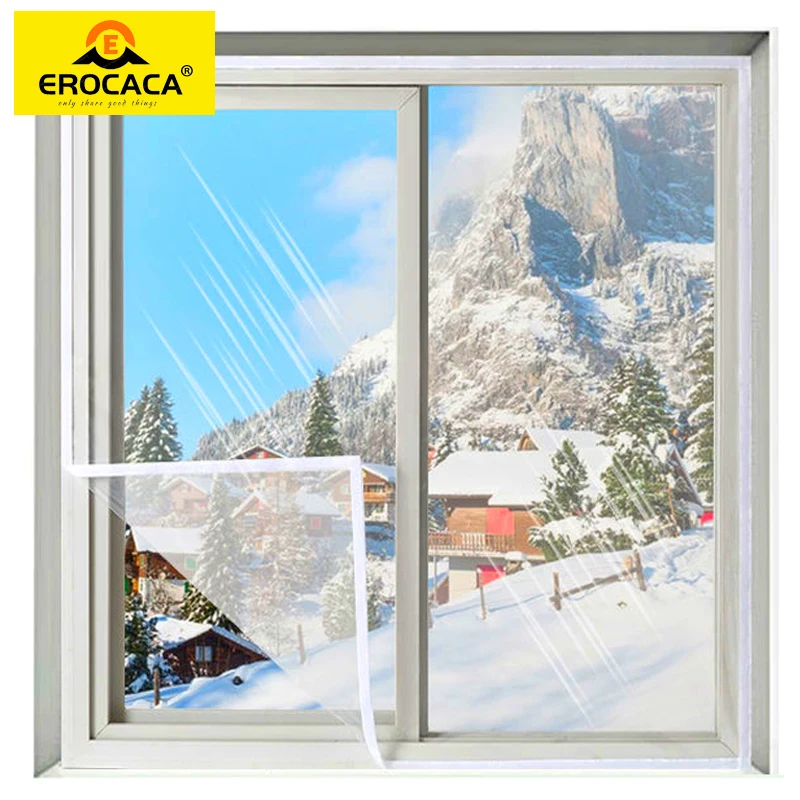 EROCACA Winter Window Shrink Heat Insulation Film Indoor Windproof Warm Self-Adhesive For Energy Saving Clear Soft Glass Film
EROCACA Winter Window Shrink Heat Insulation Film Indoor Windproof Warm Self-Adhesive For Energy Saving Clear Soft Glass Film