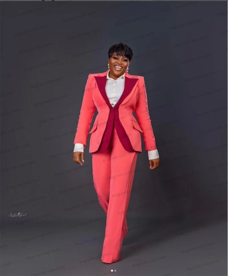 Splicing Color Women Suits Set Blazer+Straight Pants Formal Mother Of Wedding Guest Coat 2 Piece Custom Made Prom Dress Jacket
Splicing Color Women Suits Set Blazer+Straight Pants Formal Mother Of Wedding Guest Coat 2 Piece Custom Made Prom Dress Jacket