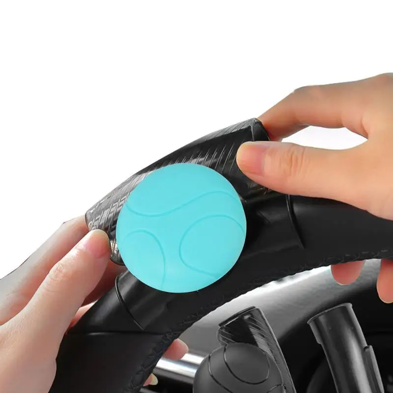 

Steering Wheel Spinner Knob 360 Degrees Rotation Suicide Knob Steering Wheel Maneuvering Knob With ABS Silicone Finish And Metal