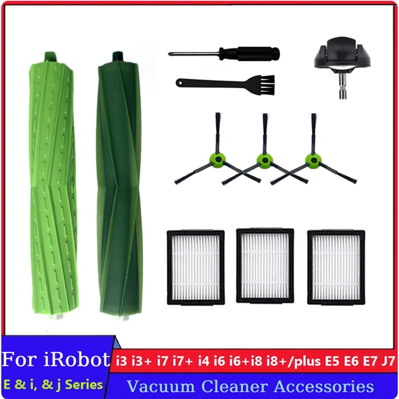 

Roller Side Brushes Replacement For Irobot Roomba E, I, & J Series I7 I7+ I2 I3 I3+ I4 I4+ I6 I6+ I8 I8+/Plus J7 J7+ E5 E6 E7