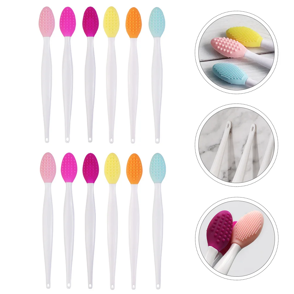 30 Pcs Long Handle Nose Brush Lip Scrubber Lash Cleaning Makeup Silica Gel Exfoliating Silicone Tool
30 Pcs Long Handle Nose Brush Lip Scrubber Lash Cleaning Makeup Silica Gel Exfoliating Silicone Tool