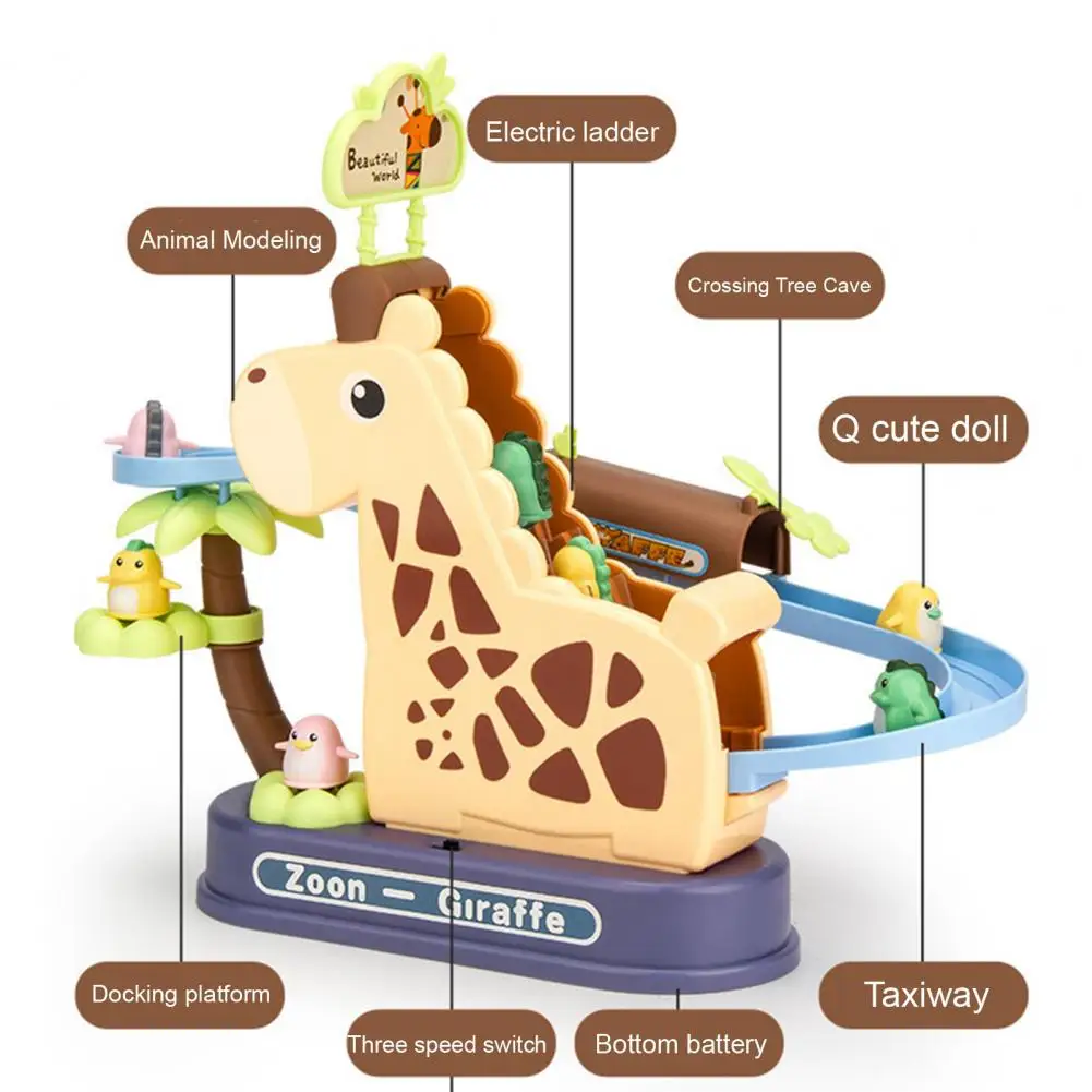 Kids Slide Trail Toy Novel Automatic Ladder Energy-saving with Charging Cable Automatic Stair Climbing Toy Children Gift
Kids Slide Trail Toy Novel Automatic Ladder Energy-saving with Charging Cable Automatic Stair Climbing Toy Children Gift
