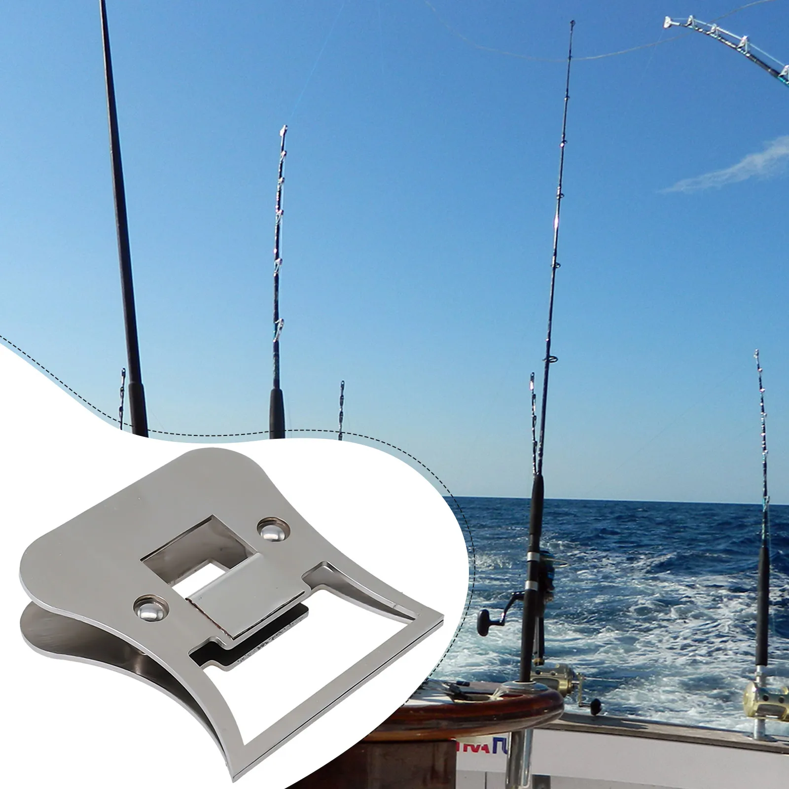 Fishing Equipment Feather Clip Smooth Edges Stainless Steel 50*43.5*11mm Durable Not Easily Rusted For Fishing
Fishing Equipment Feather Clip Smooth Edges Stainless Steel 50*43.5*11mm Durable Not Easily Rusted For Fishing
