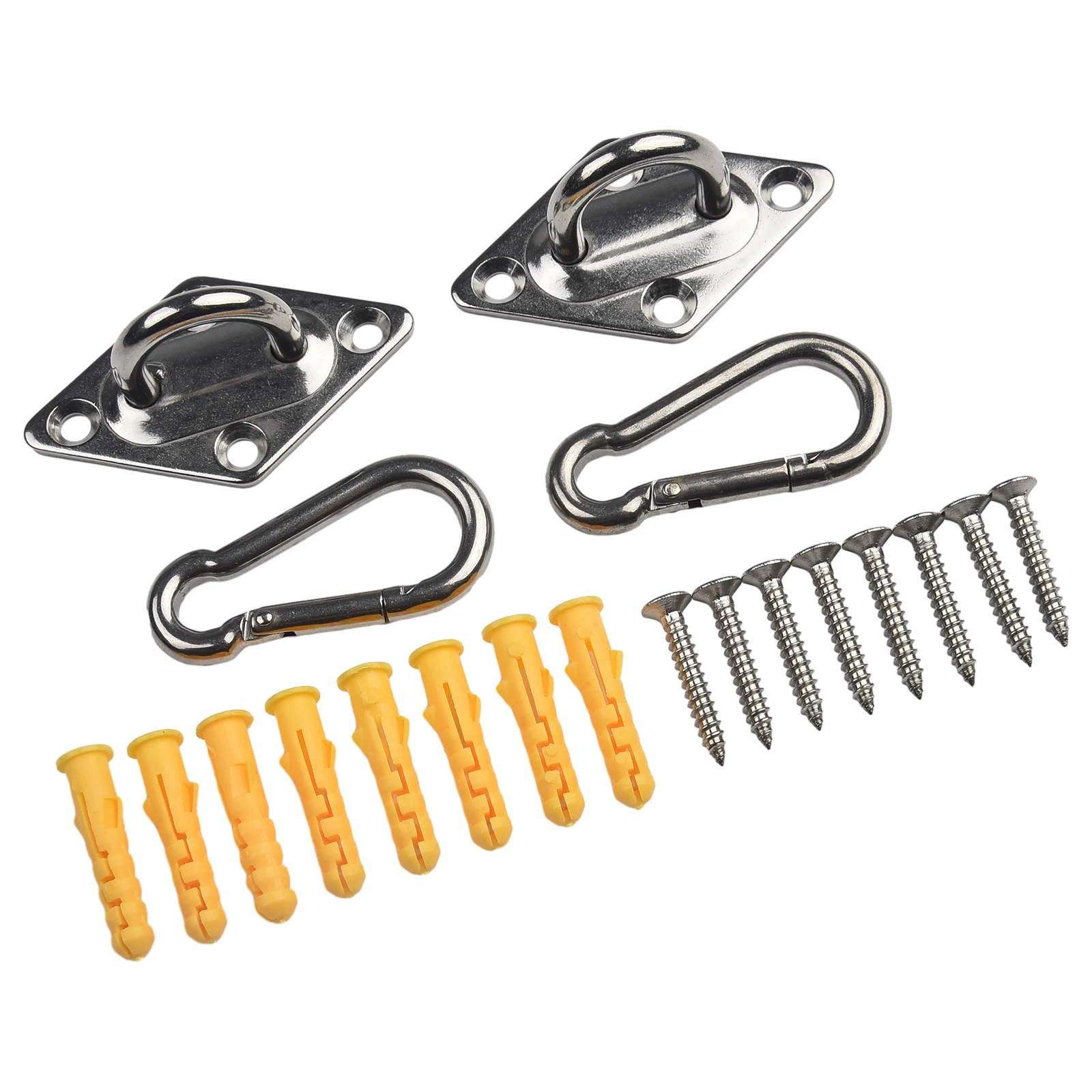 Accessories Ceiling Hanging Hook 8 X Screws Bracket Swing Tool Ceiling Hanging Hook Heavy Duty Stainless Steel
Accessories Ceiling Hanging Hook 8 X Screws Bracket Swing Tool Ceiling Hanging Hook Heavy Duty Stainless Steel