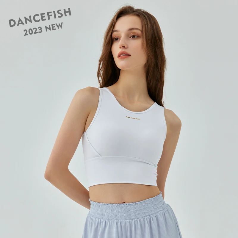 DANCEFISH коллекция 2023 года, женский спортивный топ средней интенсивности с маленькими буквенными украшениями, съемные вкладыши, жилет, оборудование для тренировок и бега, бюстгальтер для йоги
DANCEFISH коллекция 2023 года, женский спортивный топ средней интенсивности с маленькими буквенными украшениями, съемные вкладыши, жилет, оборудование для тренировок и бега, бюстгальтер для йоги