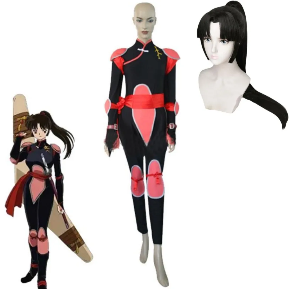 Костюм для косплея аниме Inuyasha Sango Женский, черный красный комбинезон, костюм на Хэллоуин, яркий боевой костюм
Костюм для косплея аниме Inuyasha Sango Женский, черный красный комбинезон, костюм на Хэллоуин, яркий боевой костюм