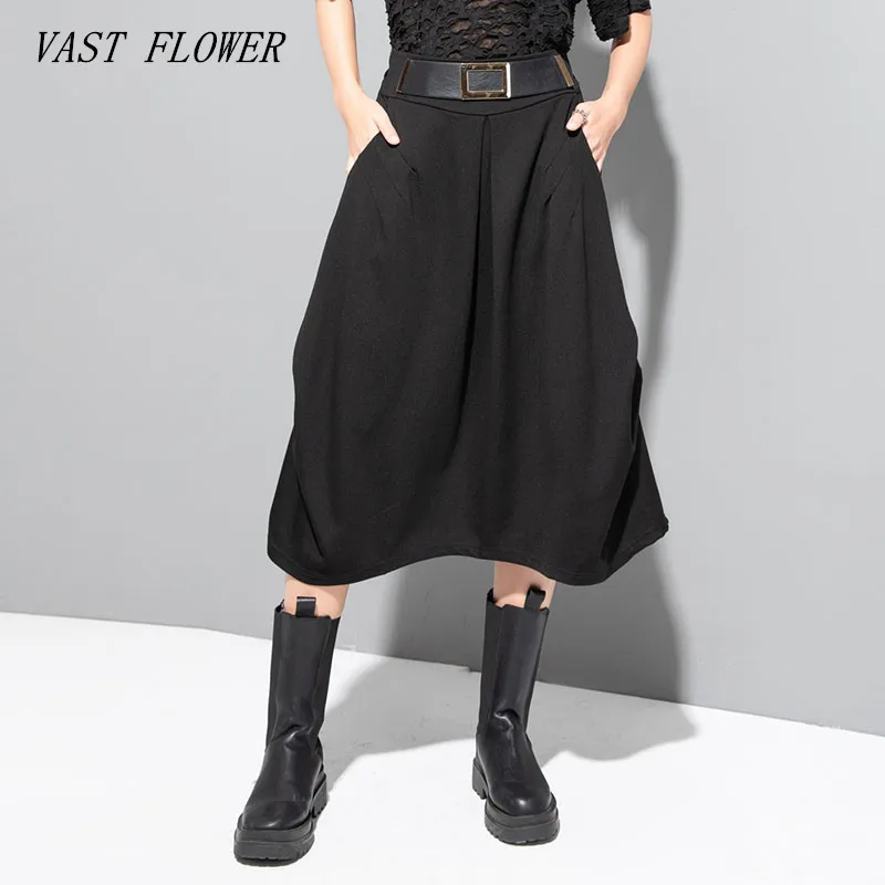black vintage Elastic high waist summer casual loose midi for woman skirts womens 2023 skirt clothing
black vintage Elastic high waist summer casual loose midi for woman skirts womens 2023 skirt clothing