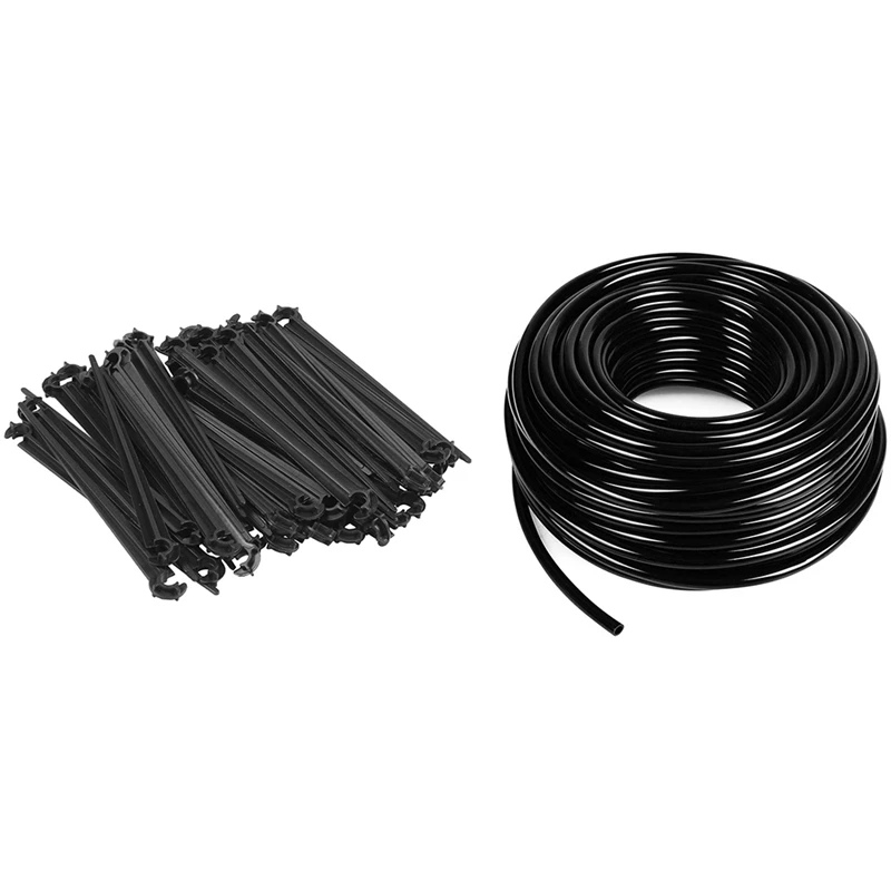 50Pcs C-Shaped Garden 4 / 7Mm Drip Irrigation Pipe Bracket & 1 Pcs 30 Meter 1/4 Inch Blank Drip Irrigation Hose
50Pcs C-Shaped Garden 4 / 7Mm Drip Irrigation Pipe Bracket & 1 Pcs 30 Meter 1/4 Inch Blank Drip Irrigation Hose