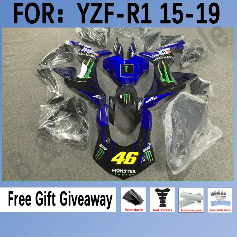 Новый комплект обтекателей для мотоцикла ABS для YAMAHA YZFR1 2015 2016 2017 2018 YZF R1 15 16 17 18 19 YZF1000 Обтекатели черные синие
Новый комплект обтекателей для мотоцикла ABS для YAMAHA YZFR1 2015 2016 2017 2018 YZF R1 15 16 17 18 19 YZF1000 Обтекатели черные синие