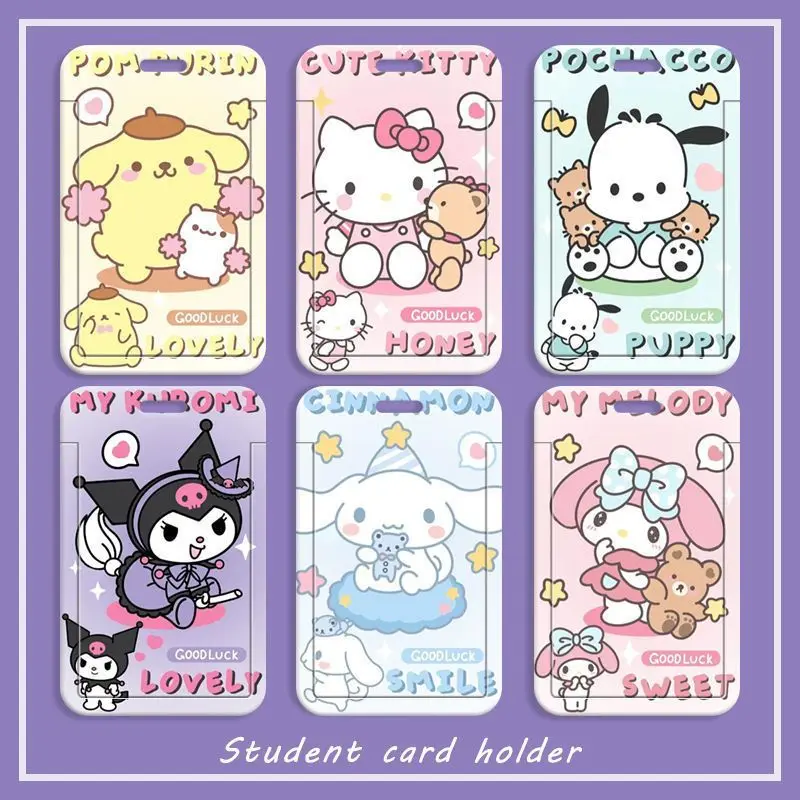 Sanrio Hello Kitty Kawaii Anime Bus Card Holder Pompompurin Sweet Student Cinnamoroll Cartoon Cute Protective Cover Girls Toys
Sanrio Hello Kitty Kawaii Anime Bus Card Holder Pompompurin Sweet Student Cinnamoroll Cartoon Cute Protective Cover Girls Toys