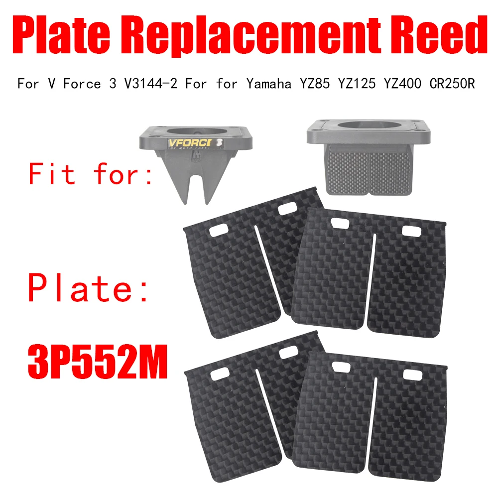Carbon Fiber Plate 3P552M Replacement Reed valve For V Force 3 V3144-2 For for Yamaha YZ85 YZ125 YZ400 CR250R
Carbon Fiber Plate 3P552M Replacement Reed valve For V Force 3 V3144-2 For for Yamaha YZ85 YZ125 YZ400 CR250R
