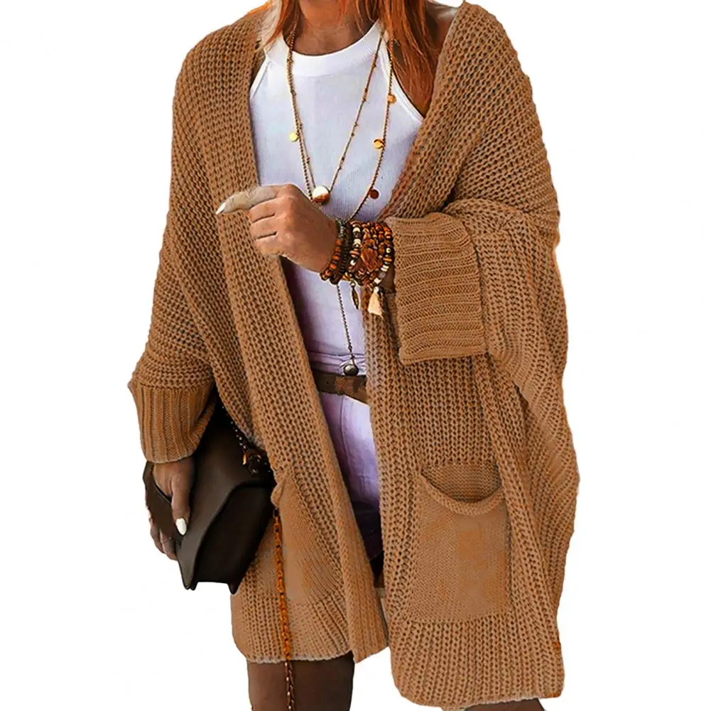 Women Solid Color Coat Stylish Winter Sweater Coats for Women Thick Knitted Resistant Mid Length with Pockets A Addition
Women Solid Color Coat Stylish Winter Sweater Coats for Women Thick Knitted Resistant Mid Length with Pockets A Addition