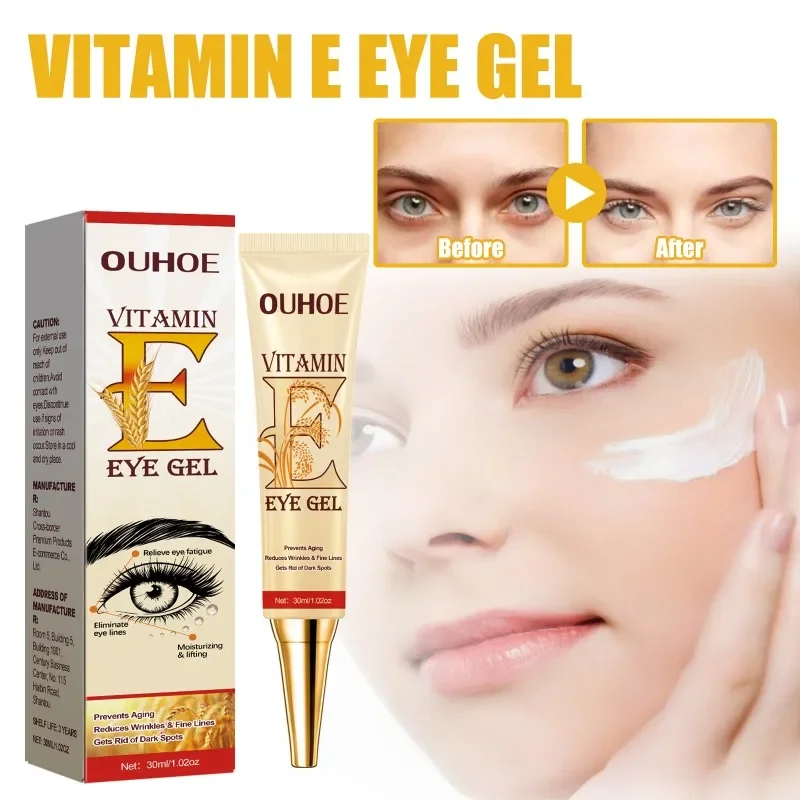 

Vitamin E Anti Wrinkle Eye Cream Fade Fine Lines Dark Circles Remove Eye Bags Puffiness Anti-Aging moisturizing Firm Eyes Care